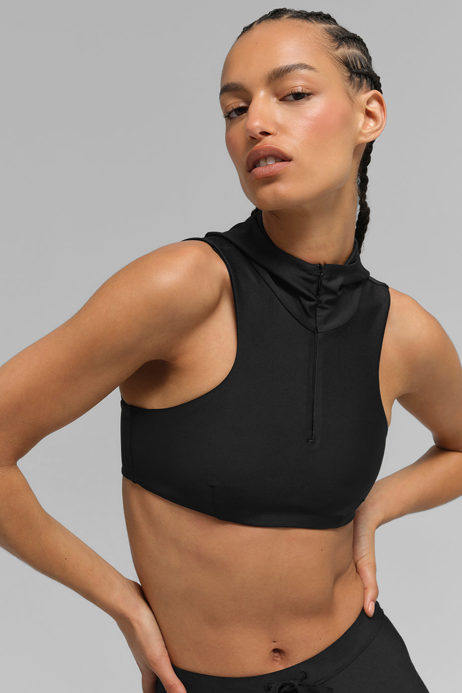 Airlift Light Speed Hooded Bra - Black