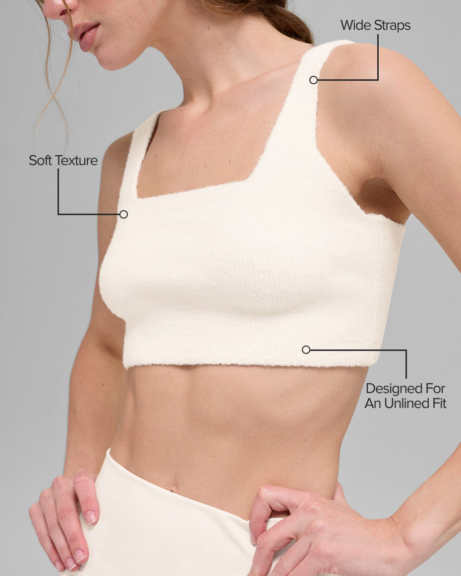 Snuggle Up Sweater Bra - Ivory