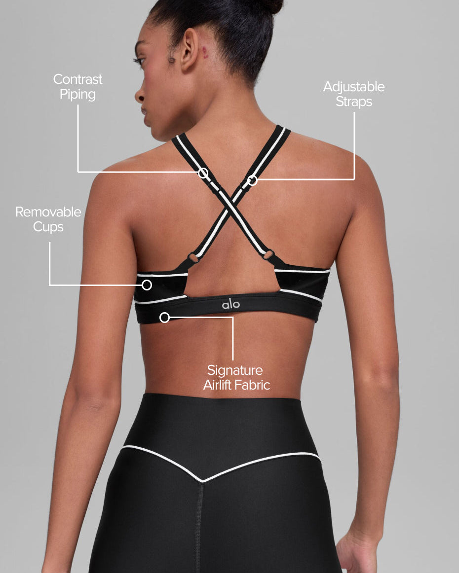 Airlift Haven Bra - Black/White