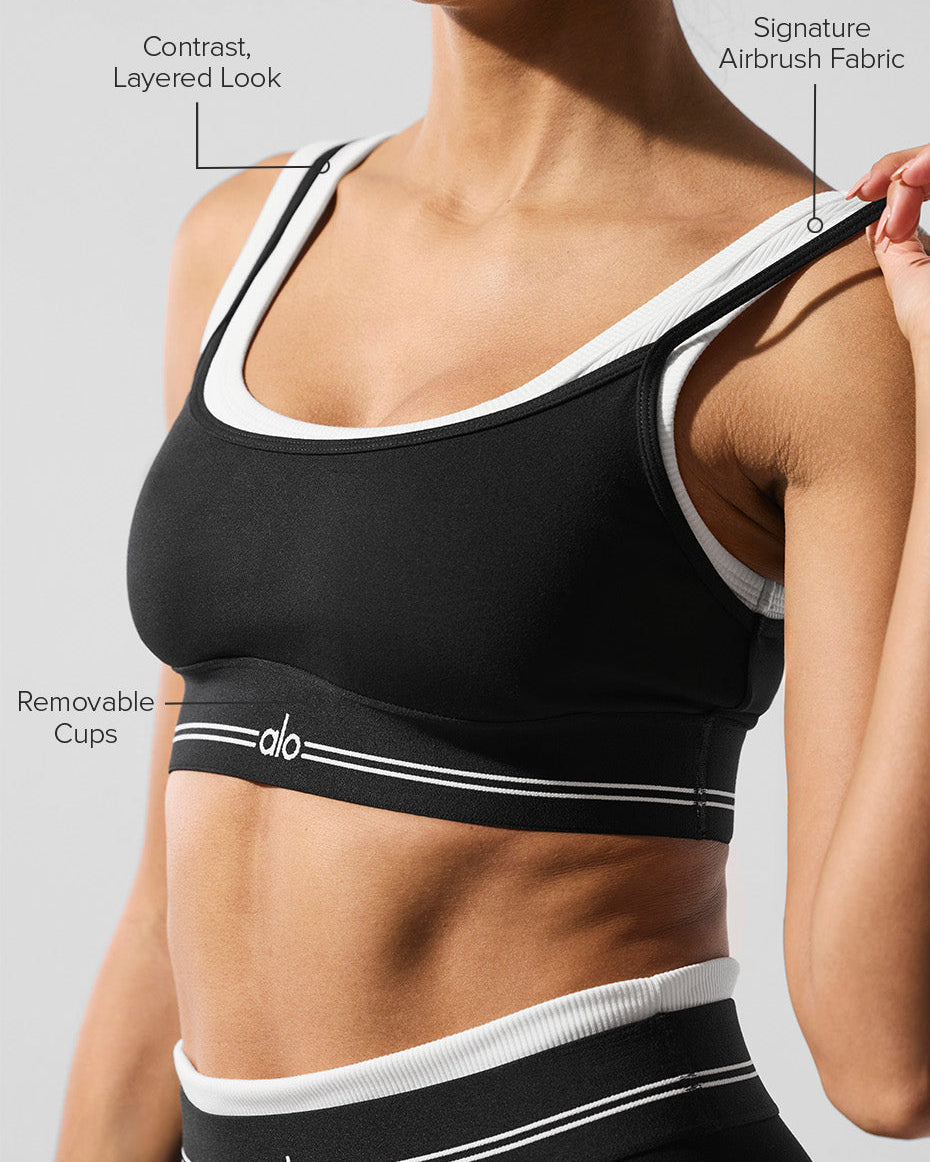 Airbrush Better Together Bra - Black/White