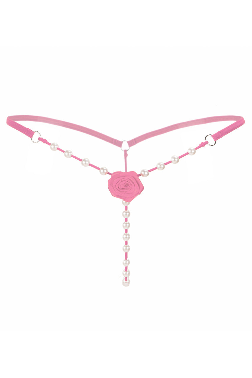 Rose Pearl Thong