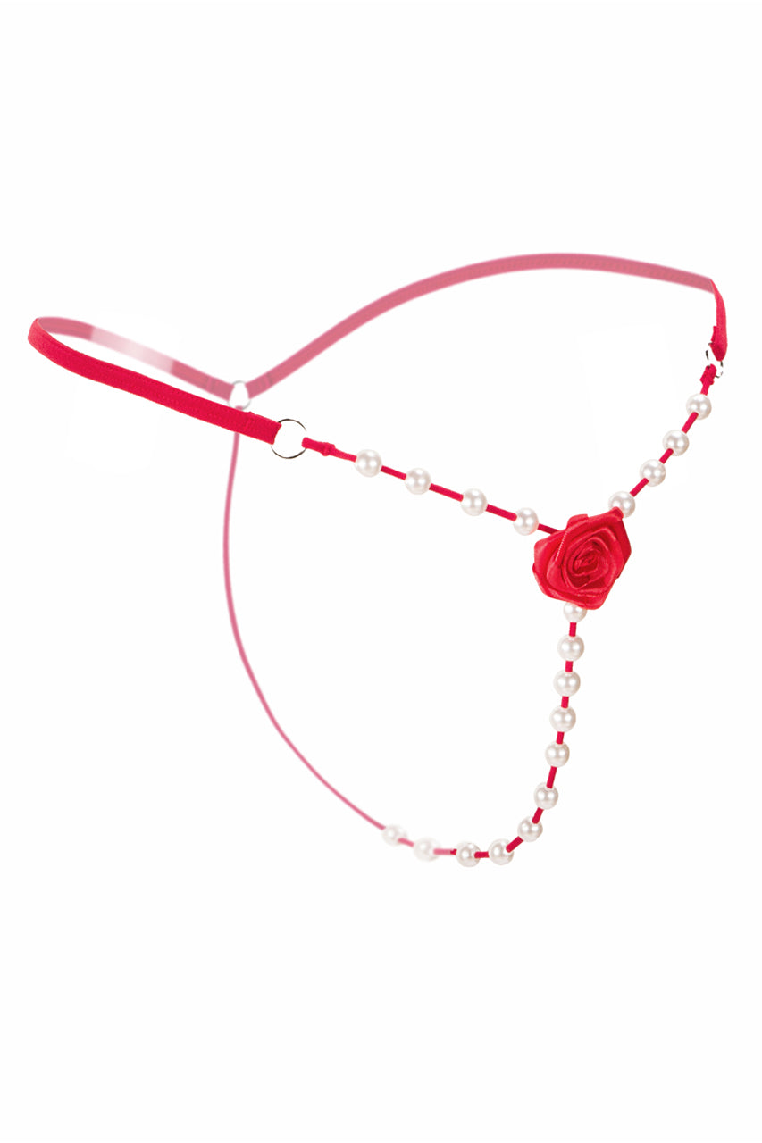Rose Pearl Thong