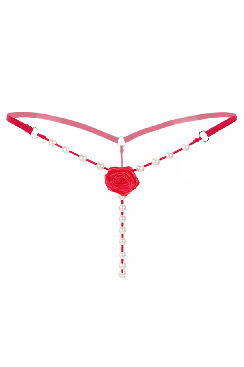 Rose Pearl Thong