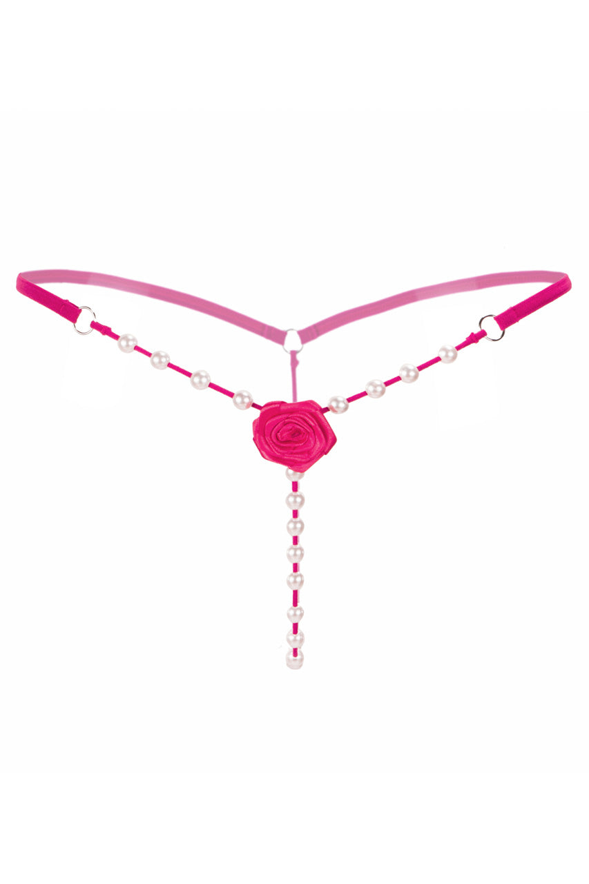 Rose Pearl Thong