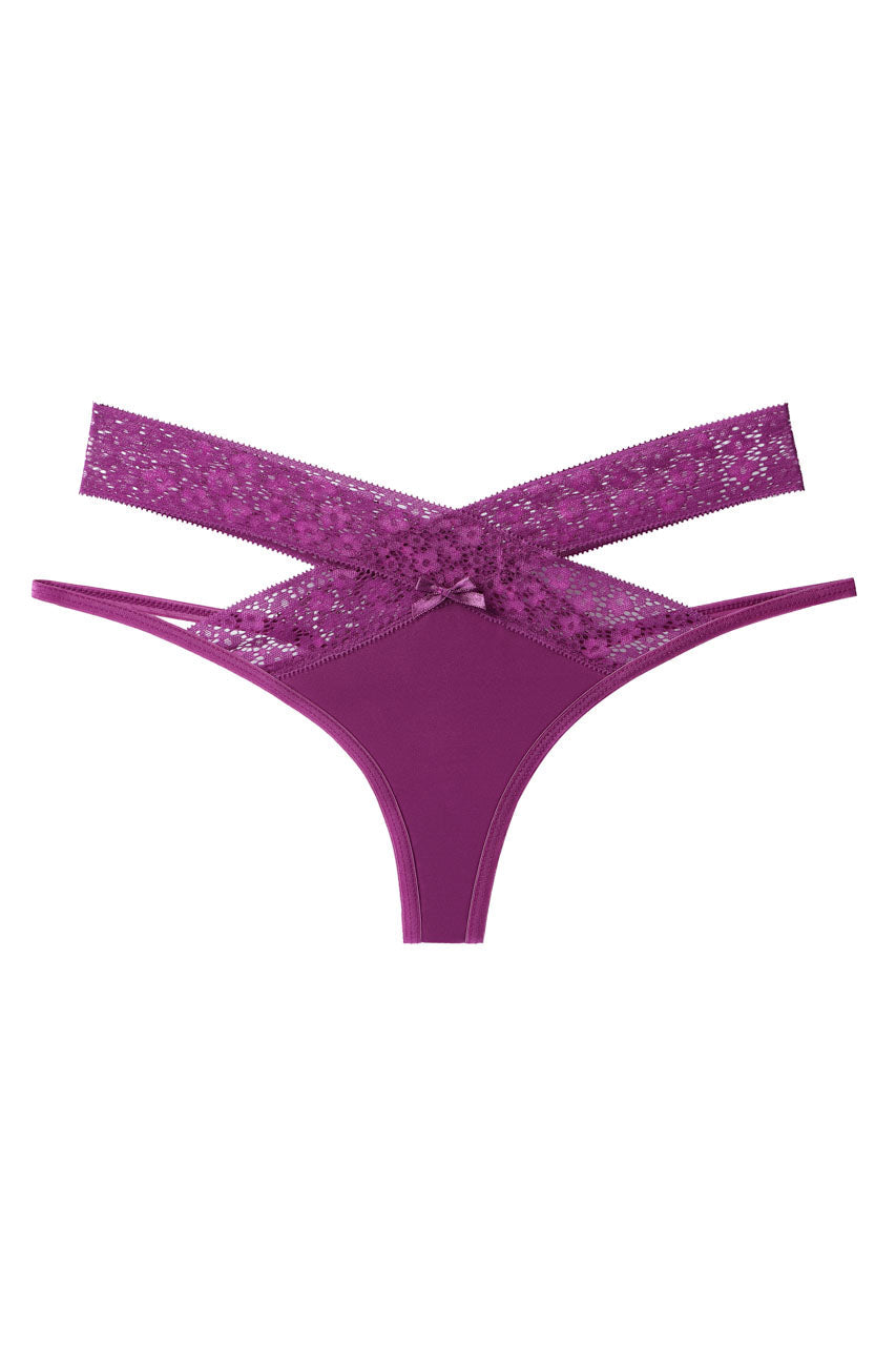 Strappy Side Lace Thong