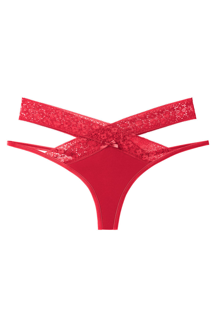 Strappy Side Lace Thong