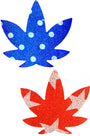 Wonder Woman Weed Leaf Nipple Pasties