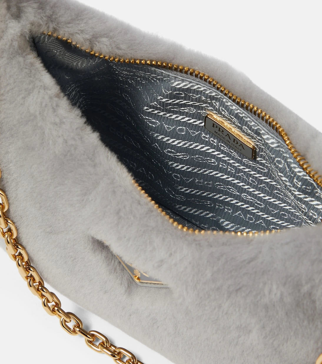 Prada - Re-Edition 2005 shearling shoulder bag