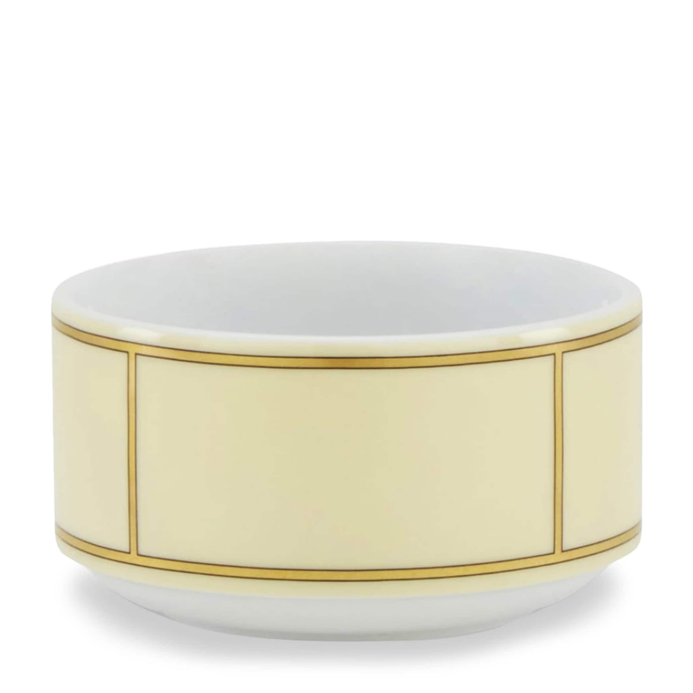 GINORI 1735 Porcelain Colonna Diva Giallo Small Bowl (10cm)
