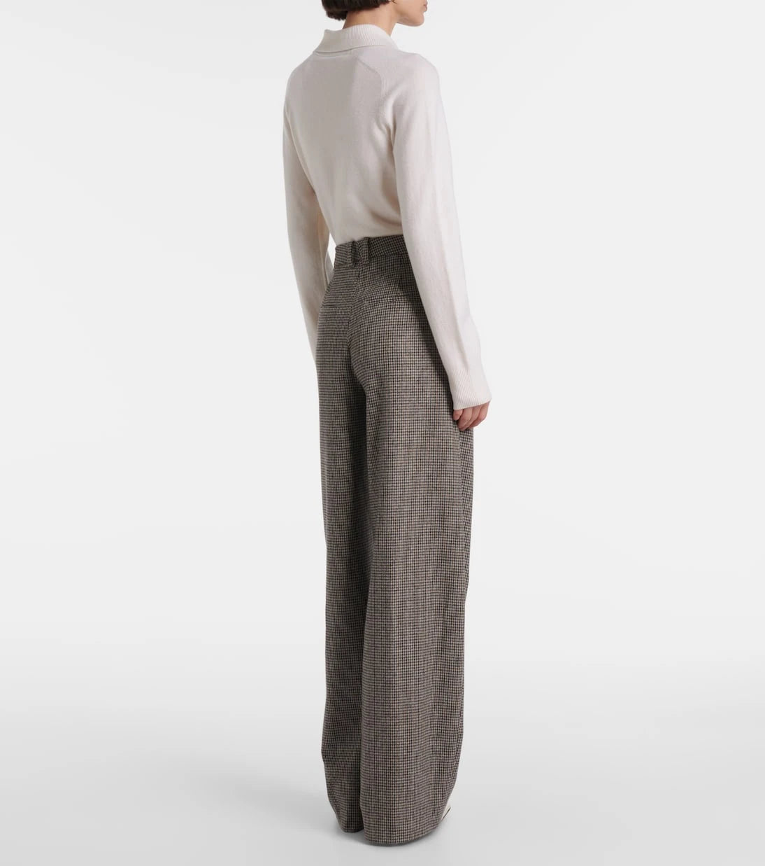 Vince - Houndstooth wide-leg pants