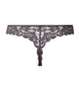 Hanro Black Lace Moments Thong