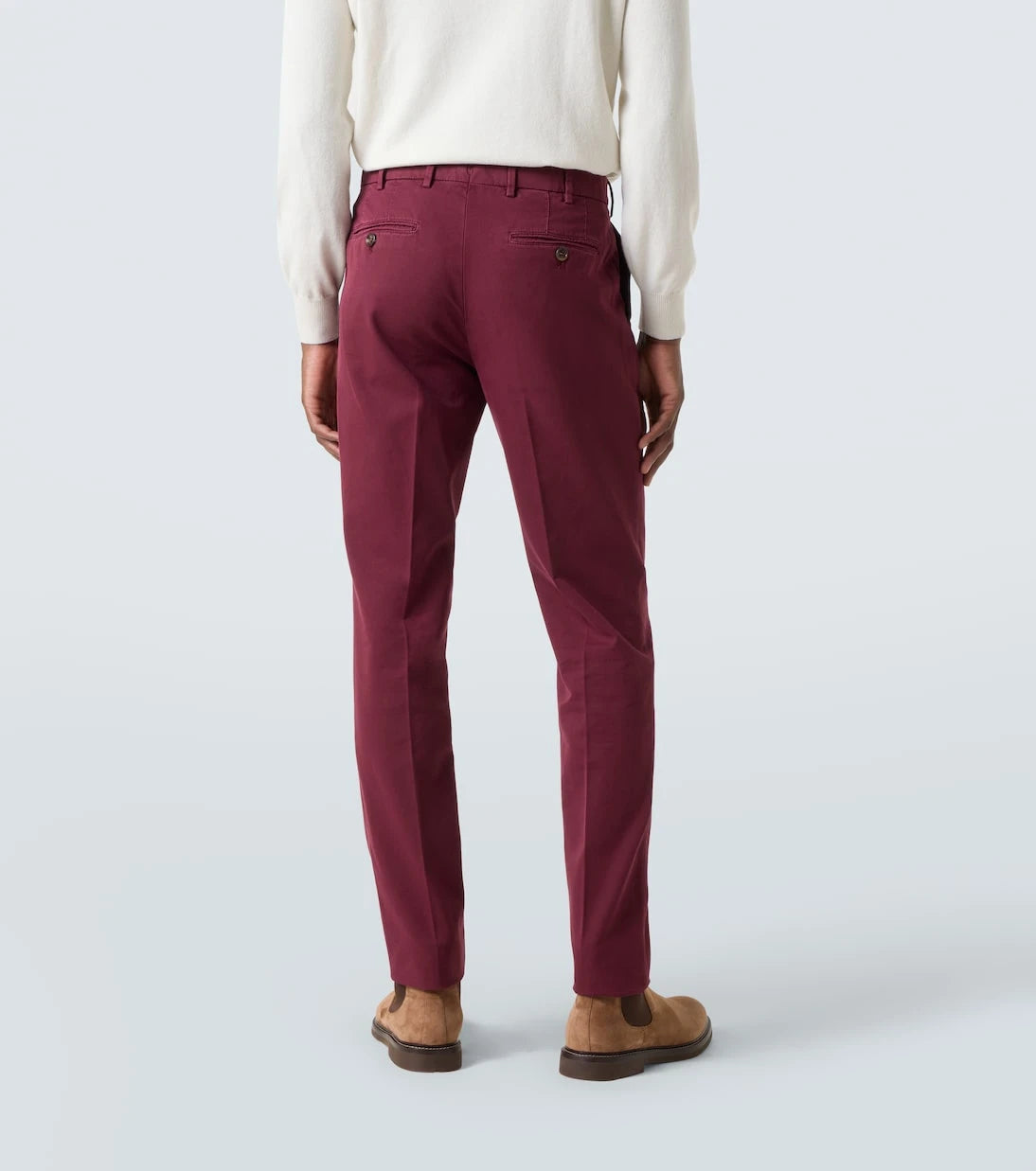 Brunello Cucinelli - Cotton gabardine slim pants