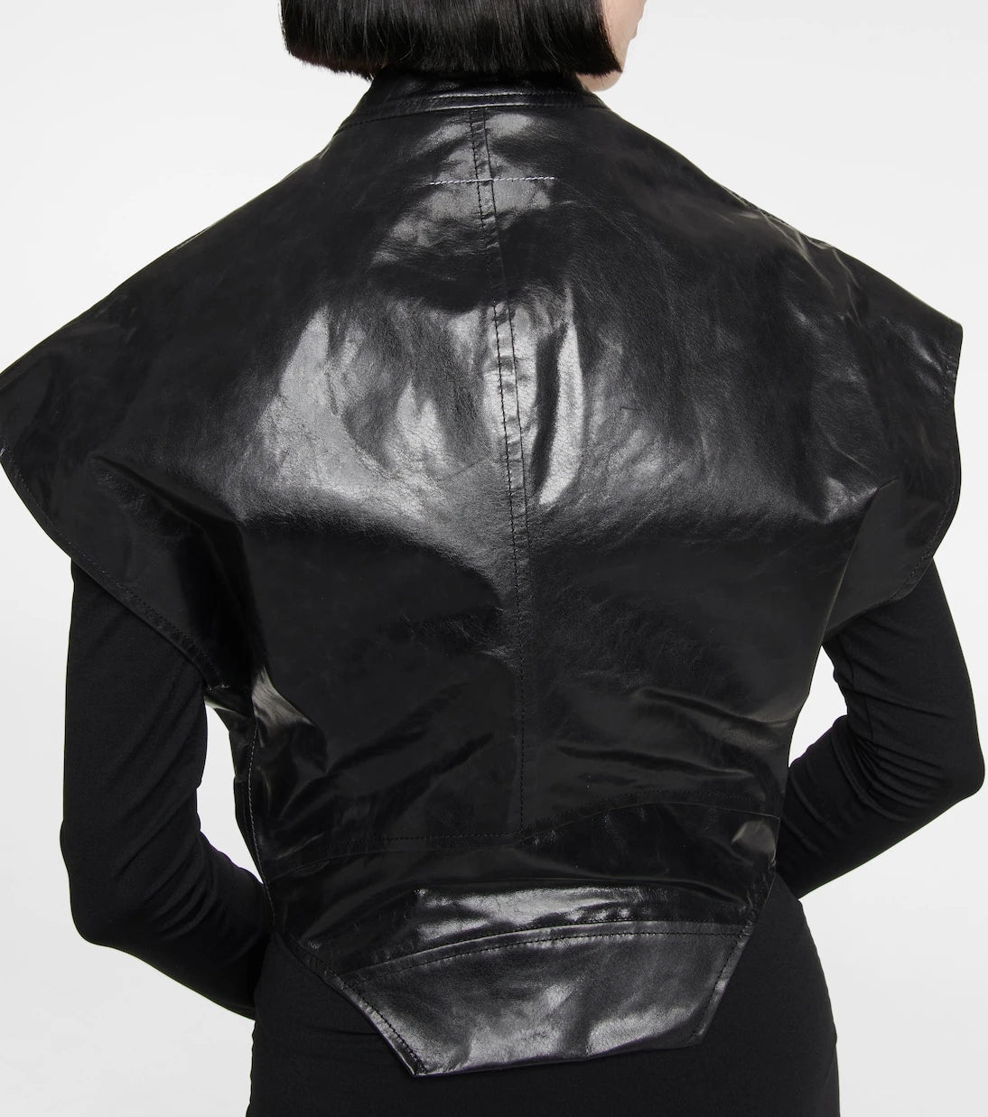 MM6 Maison Margiela - Leather jacket