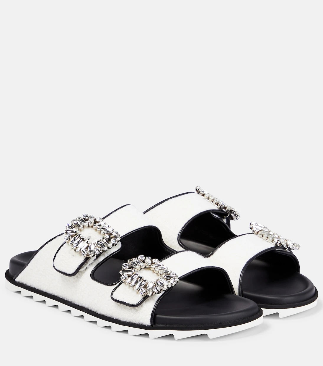 Roger Vivier - حذاء "سليدي فيف" المزين بالبوقليه