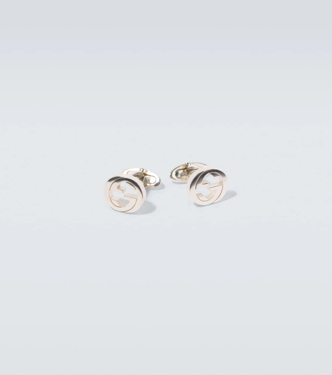 Gucci - Interlocking G sterling silver cufflinks