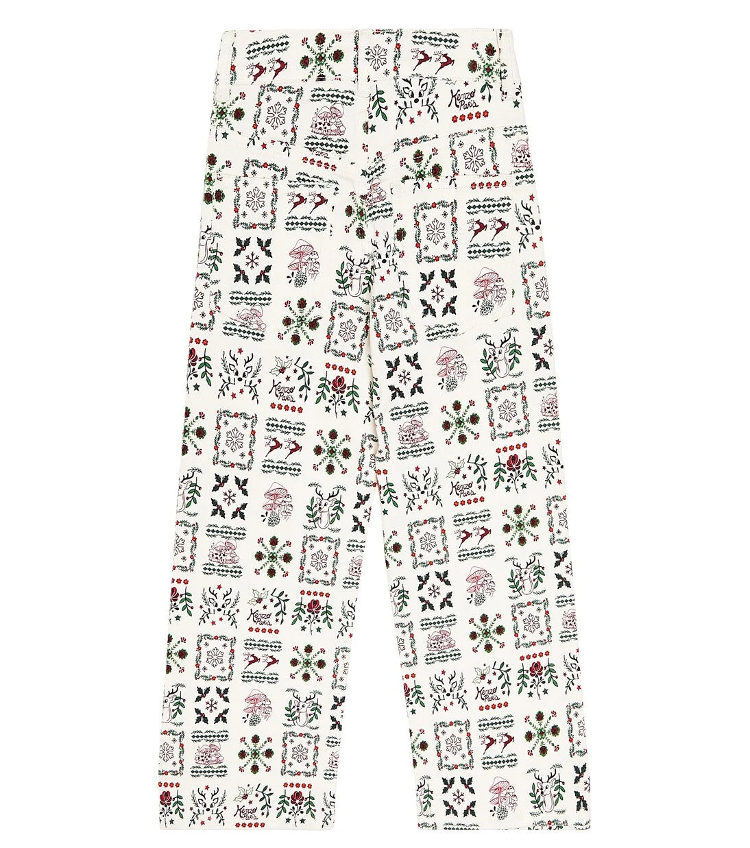 Kenzo Kids - Printed cotton pants