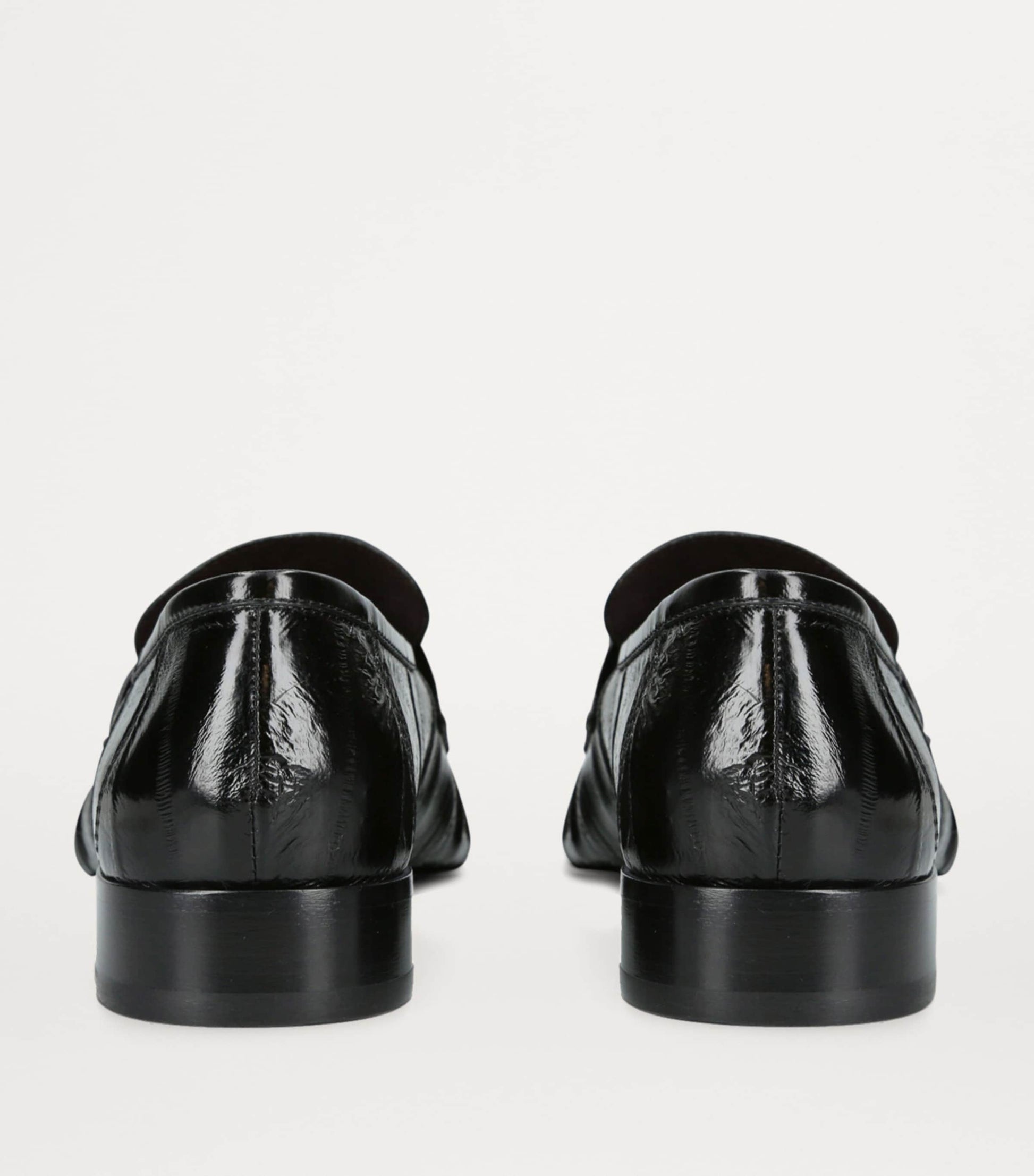 Black Soft Eel Loafers
