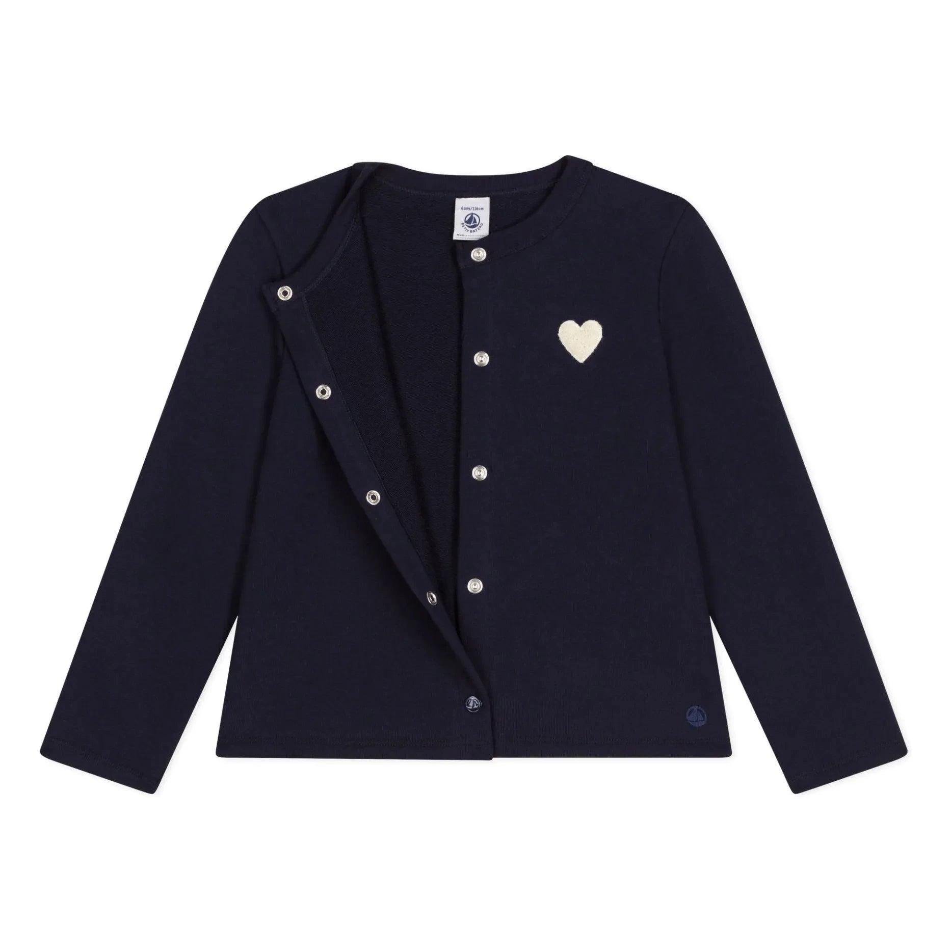 Petit Bateau - Cardigan Molleton | Navy blue
