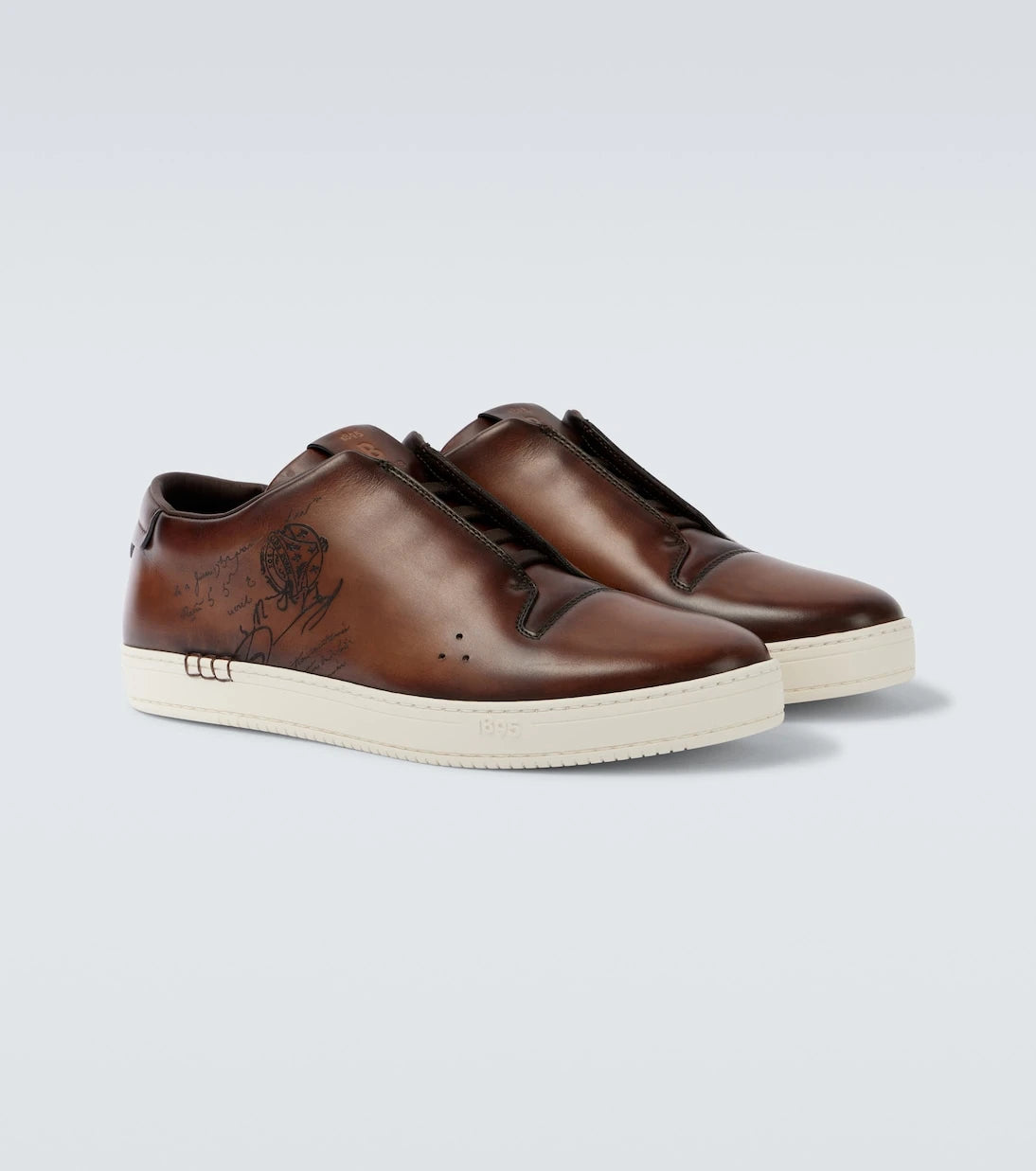 Berluti - Playtime leather slip-on sneakers