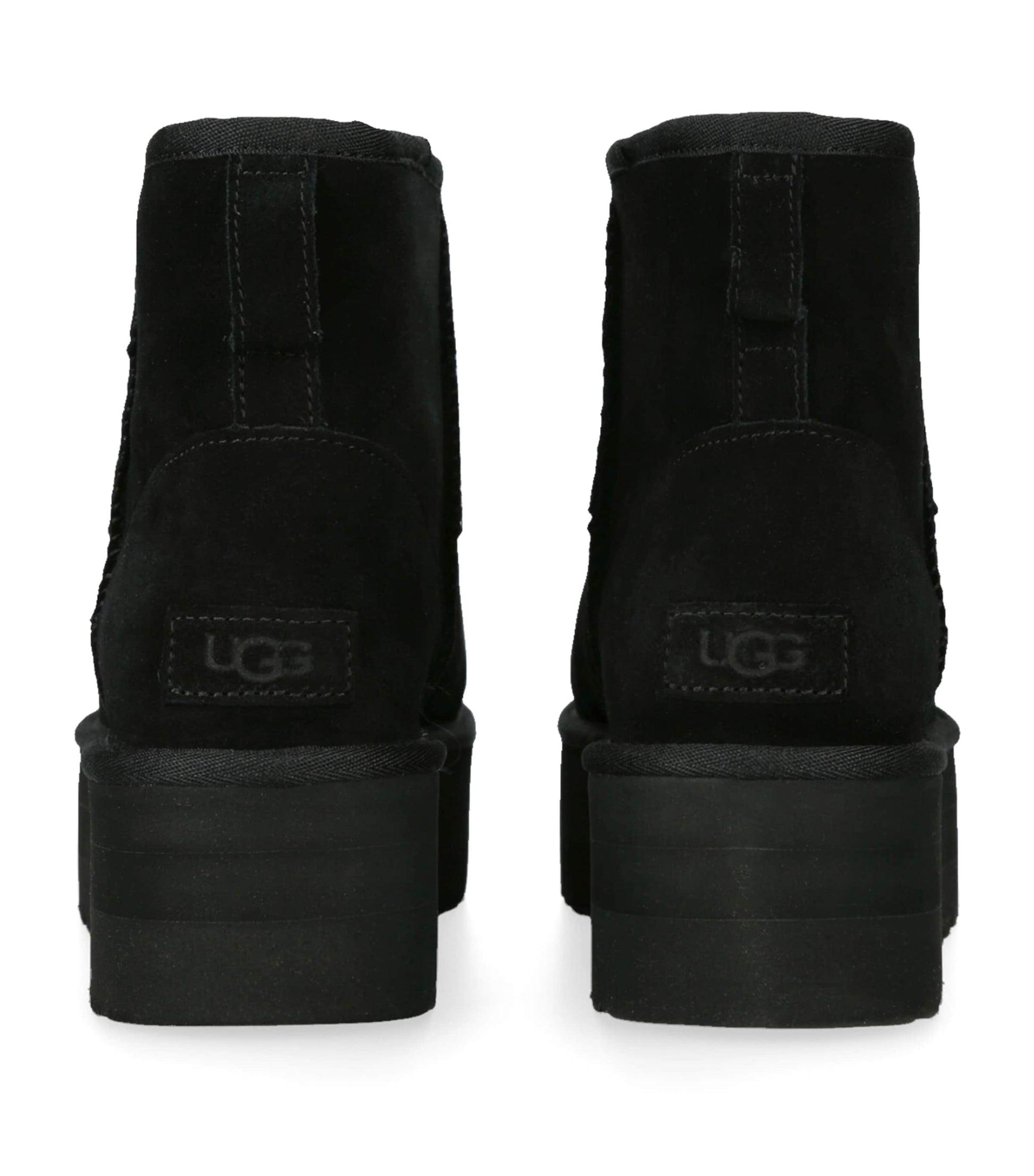 Black Suede Classic Mini Platform Boots