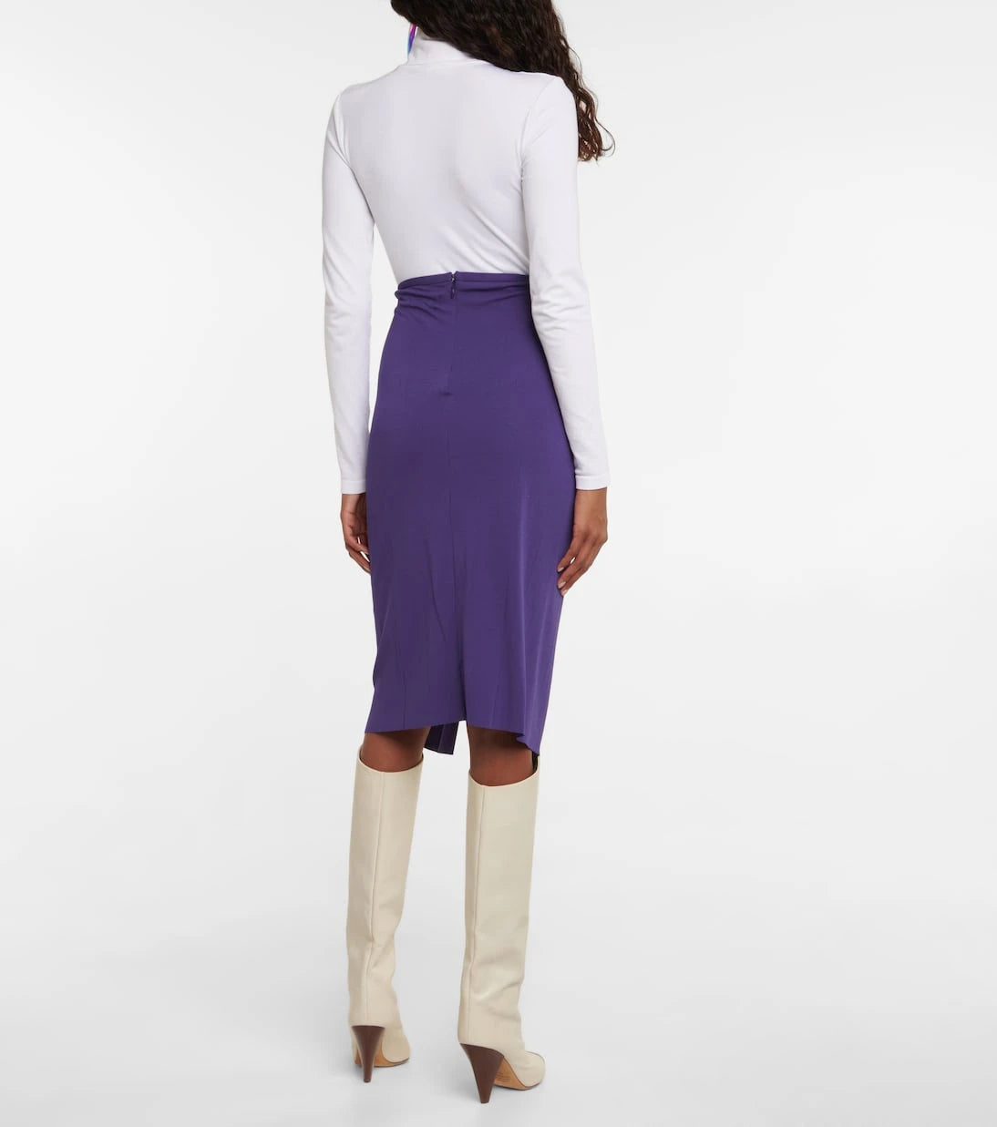 Isabel Marant - Joella ruched midi skirt