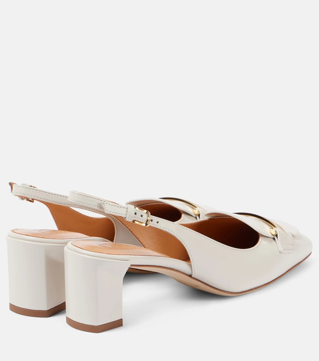 Tod's - Leather slingback pumps
