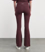 Burgundy Flared Yoga Pants