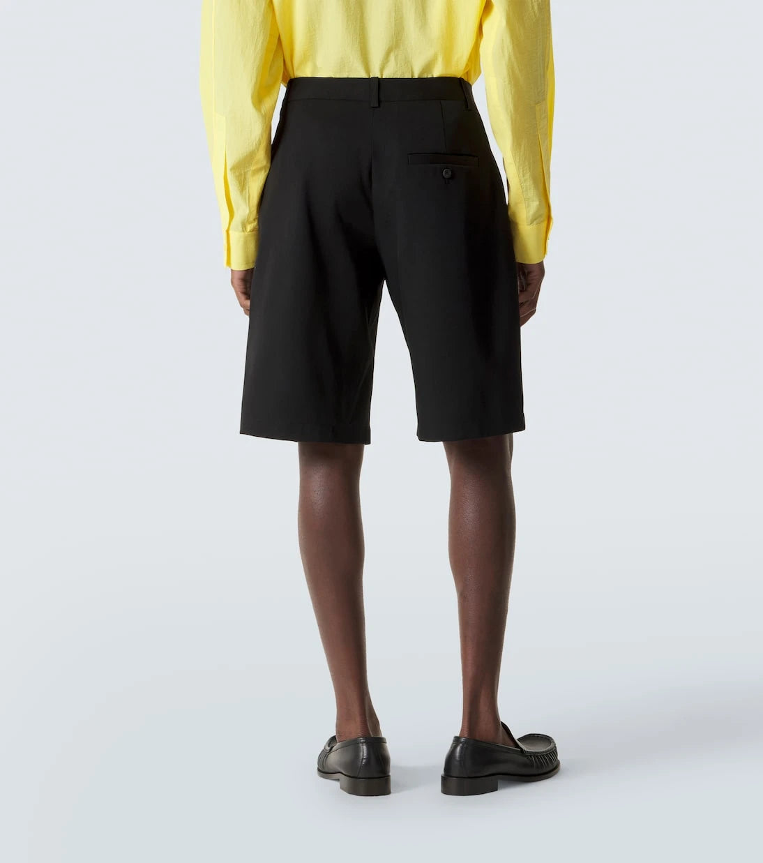 Jacquemus - Camargue bakire yün Bermuda şort