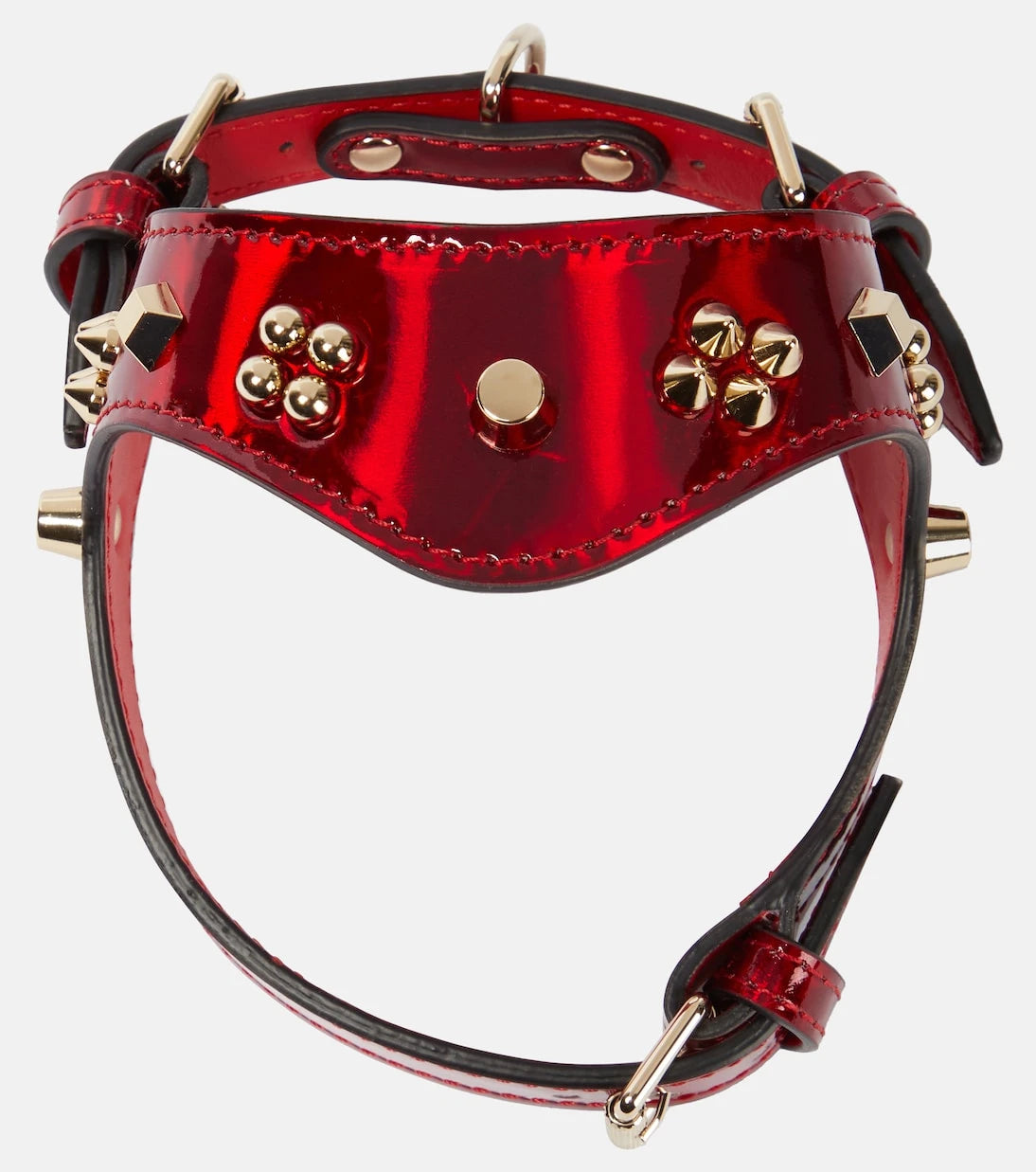Christian Louboutin - Loubiharness embellished leather dog harness