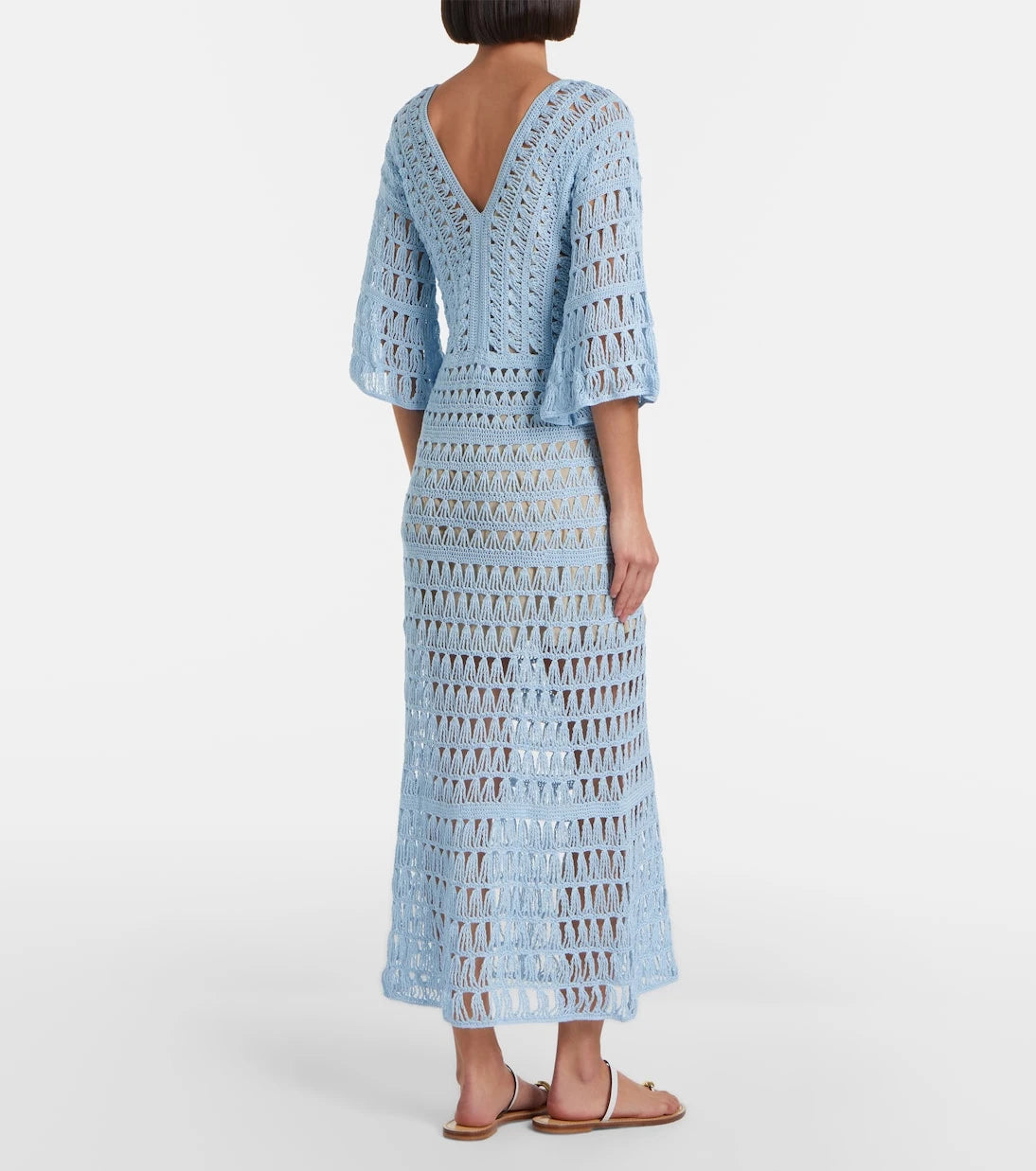 Anna Kosturova - Crochet cotton maxi dress