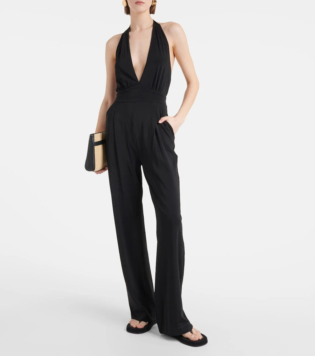 Max Mara - Nice halterneck jersey jumpsuit