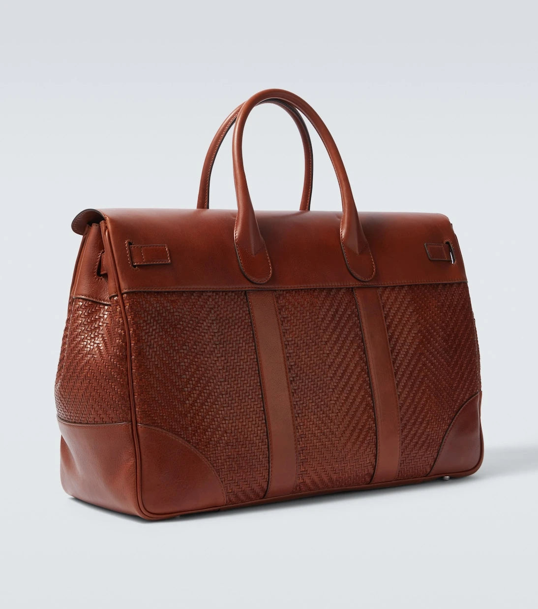 Brunello Cucinelli - Country leather tote bag