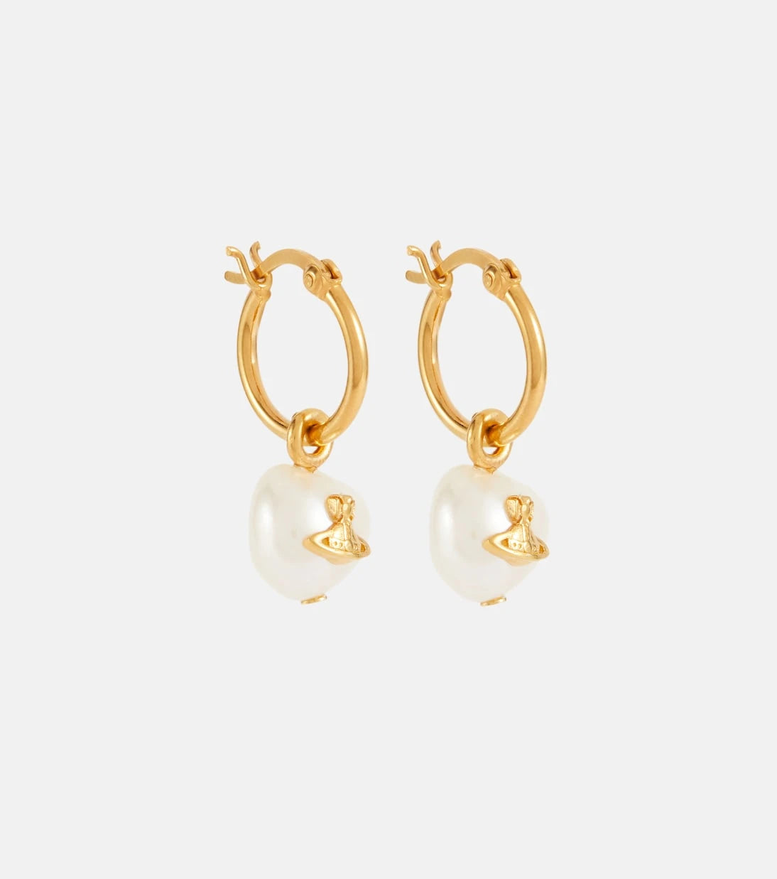 Vivienne Westwood - Azul silver hoop earrings