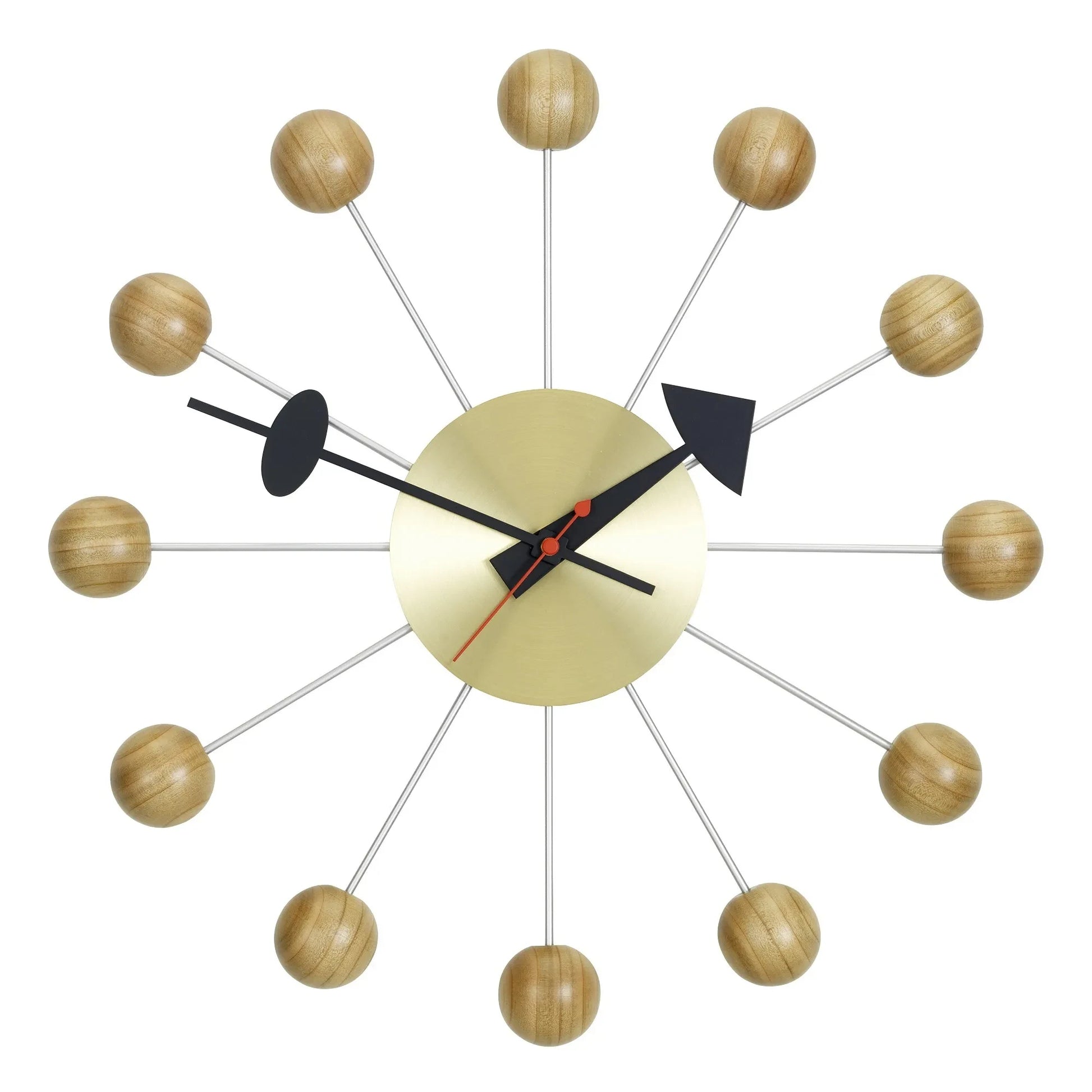 Vitra - Ball Clock - George Nelson, 1948-1960 | Cherry Wood
