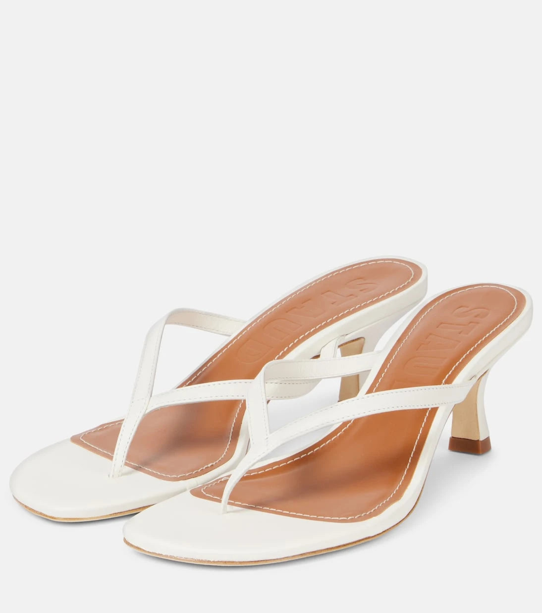Staud - Freja leather thong sandals