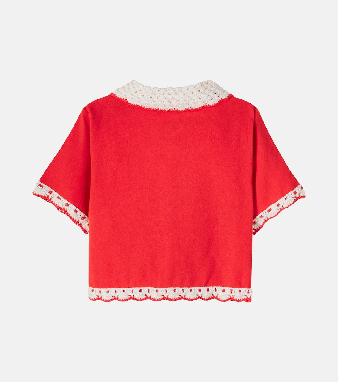 Stella McCartney Kids - Embroidered cotton shirt