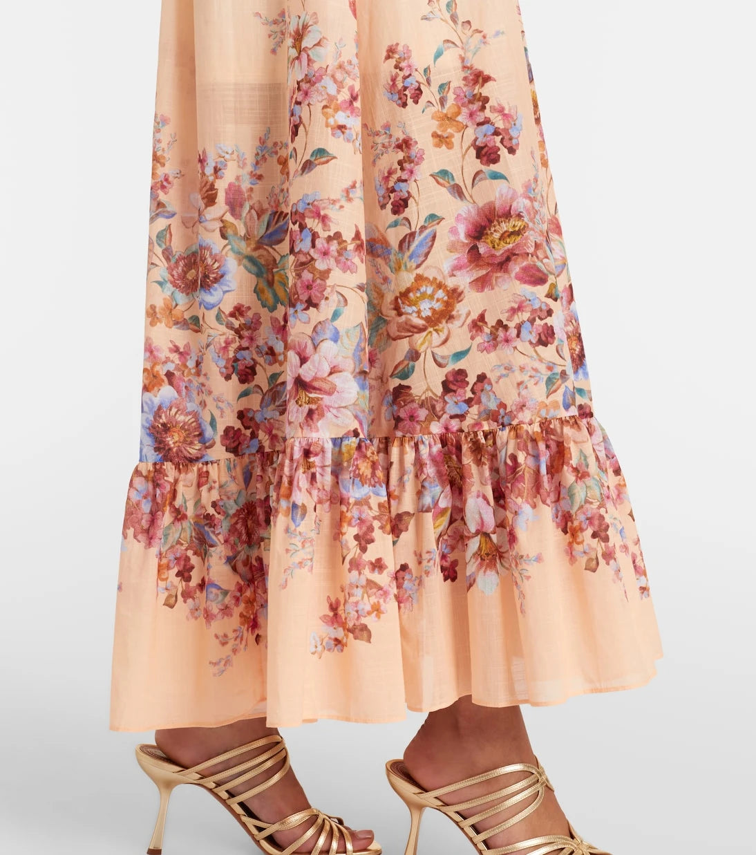 Zimmermann - Awaken floral cotton maxi dress
