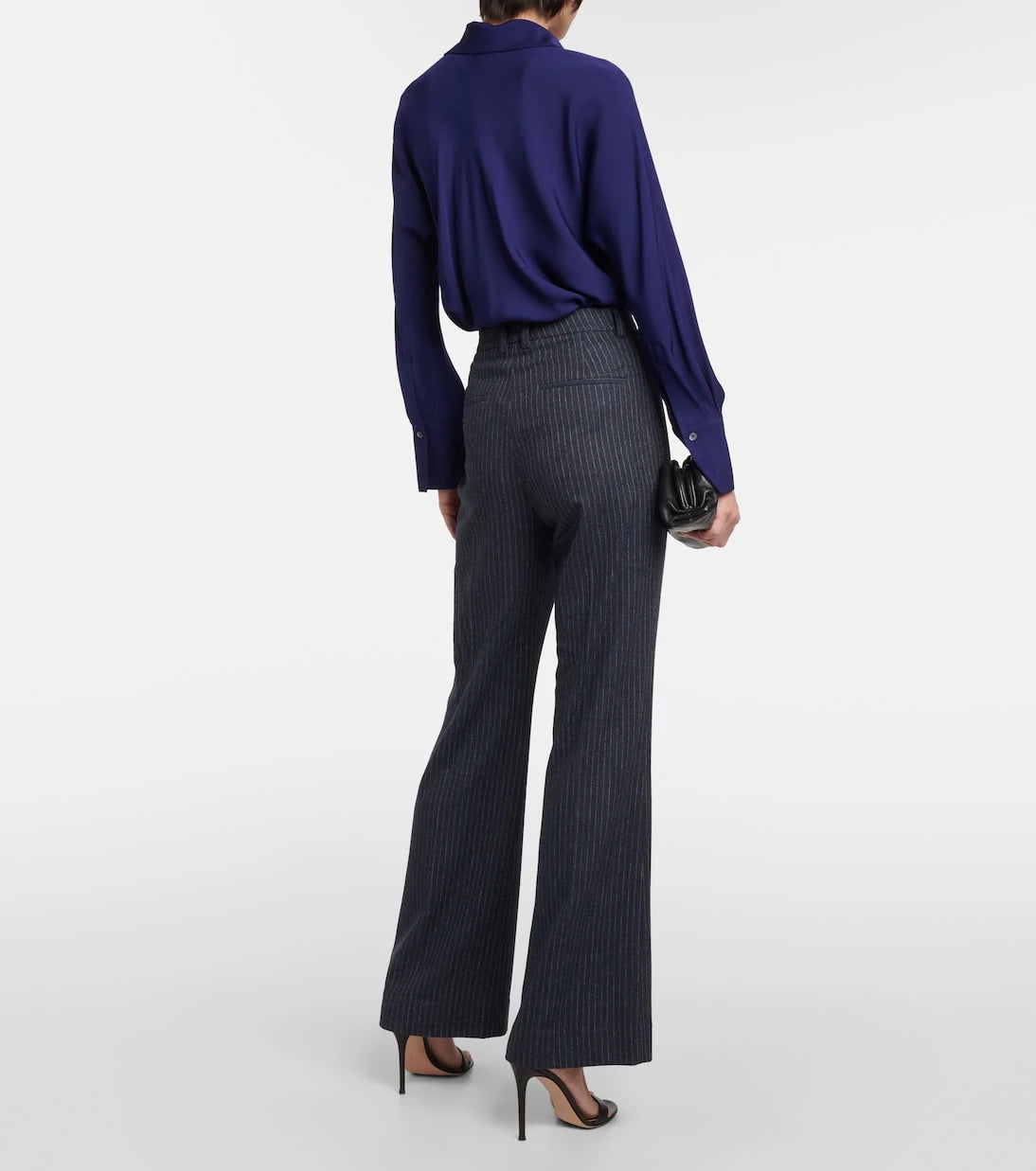 Vince - Pinstripe flannel straight pants