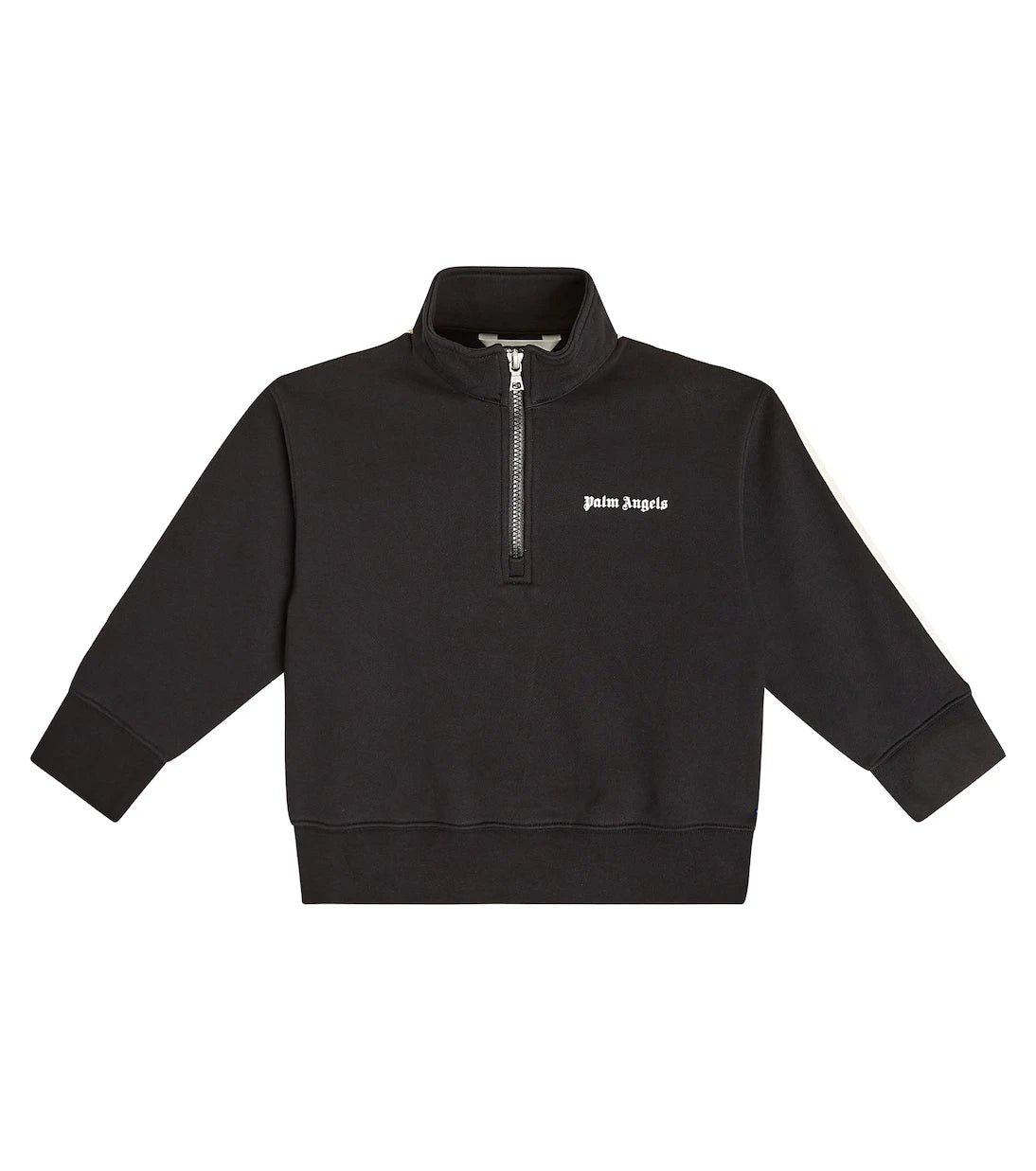 Palm Angels Kids - Logo striped cotton jersey sweatshirt