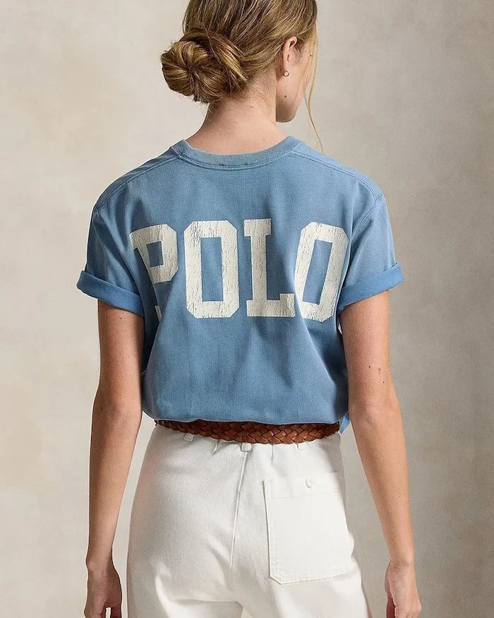 Polo Ralph Lauren pamuklu kadın tişörtü