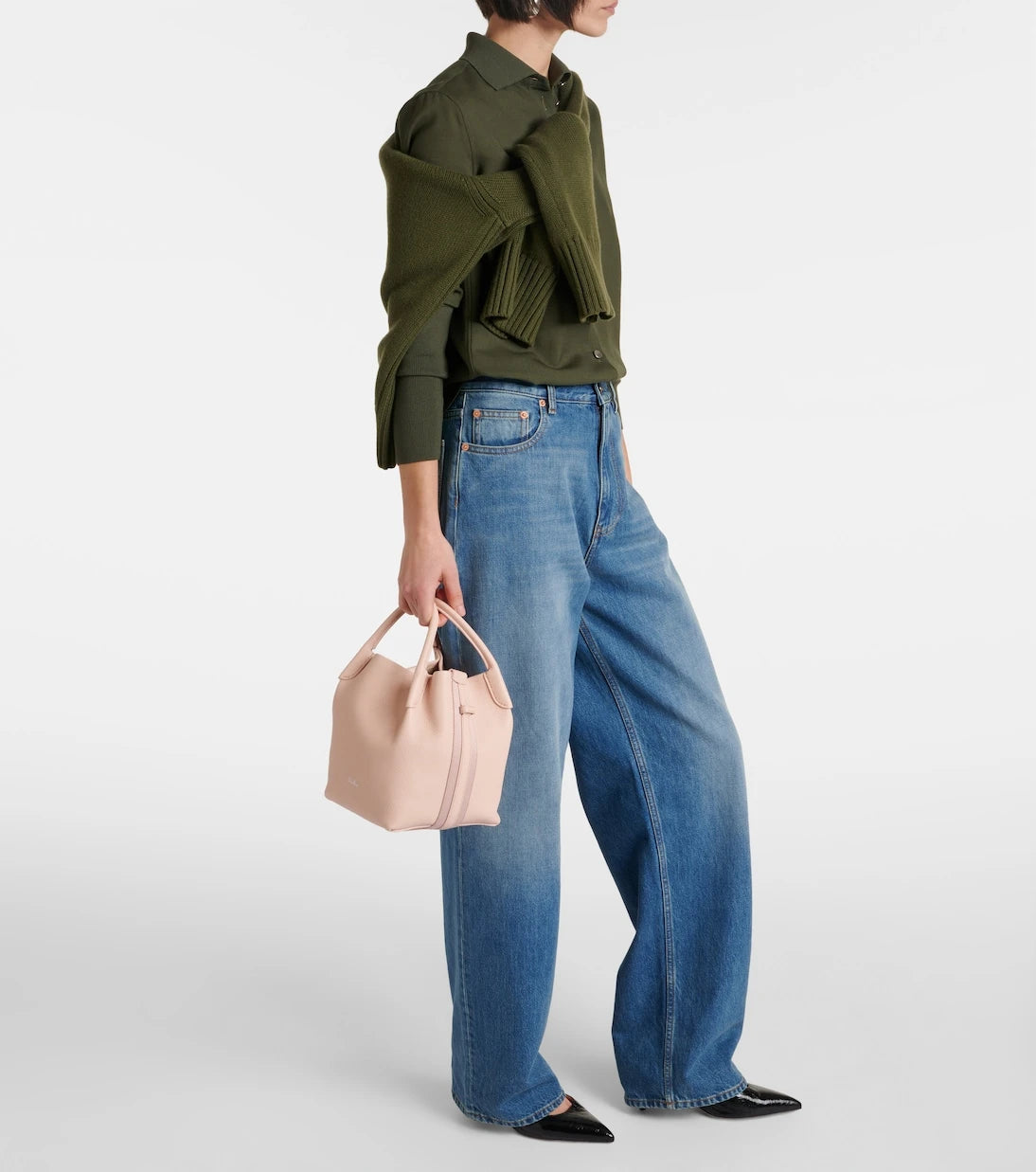 Loro Piana - Bale Small leather tote bag