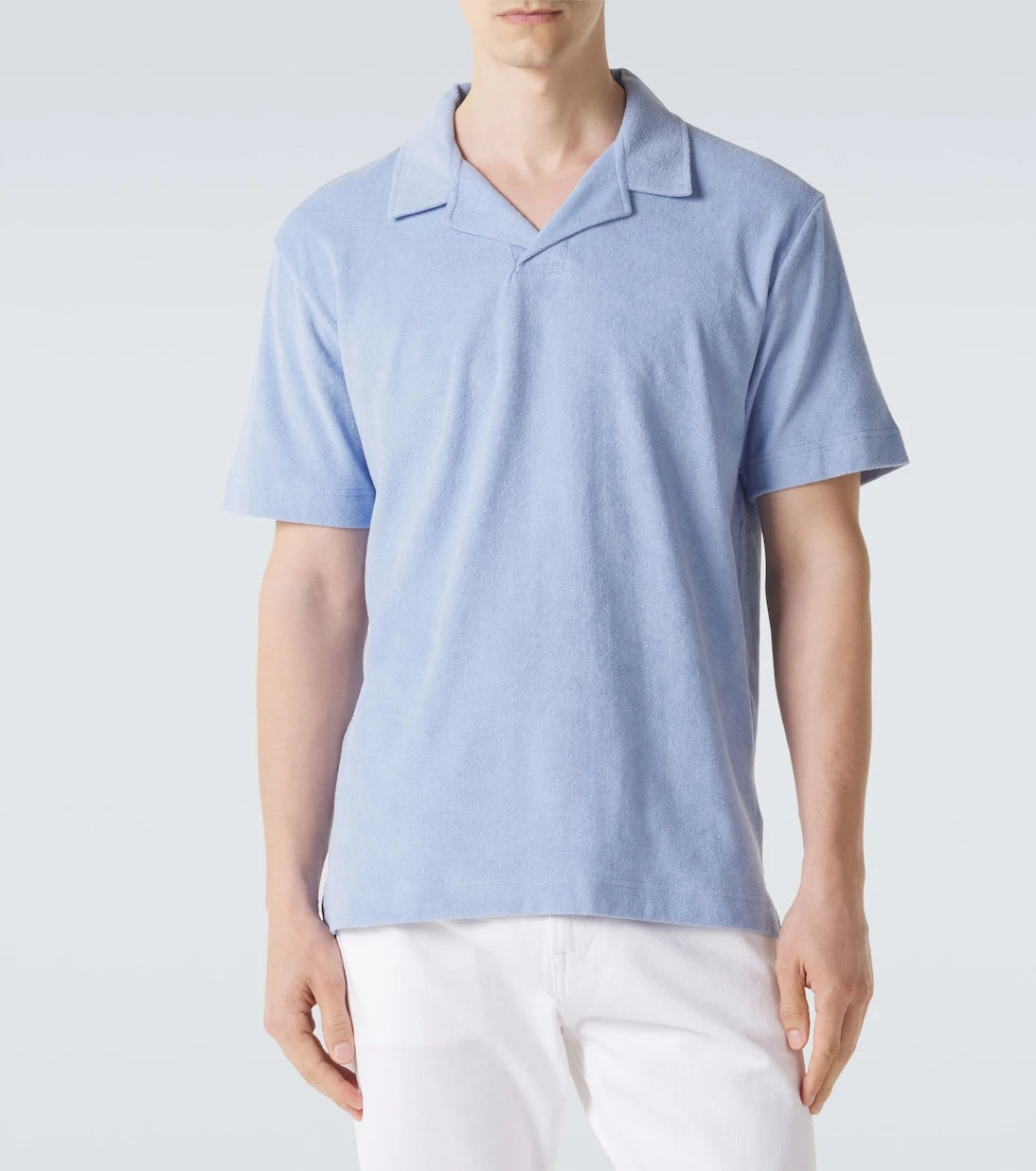 Sunspel - Cotton terry polo shirt