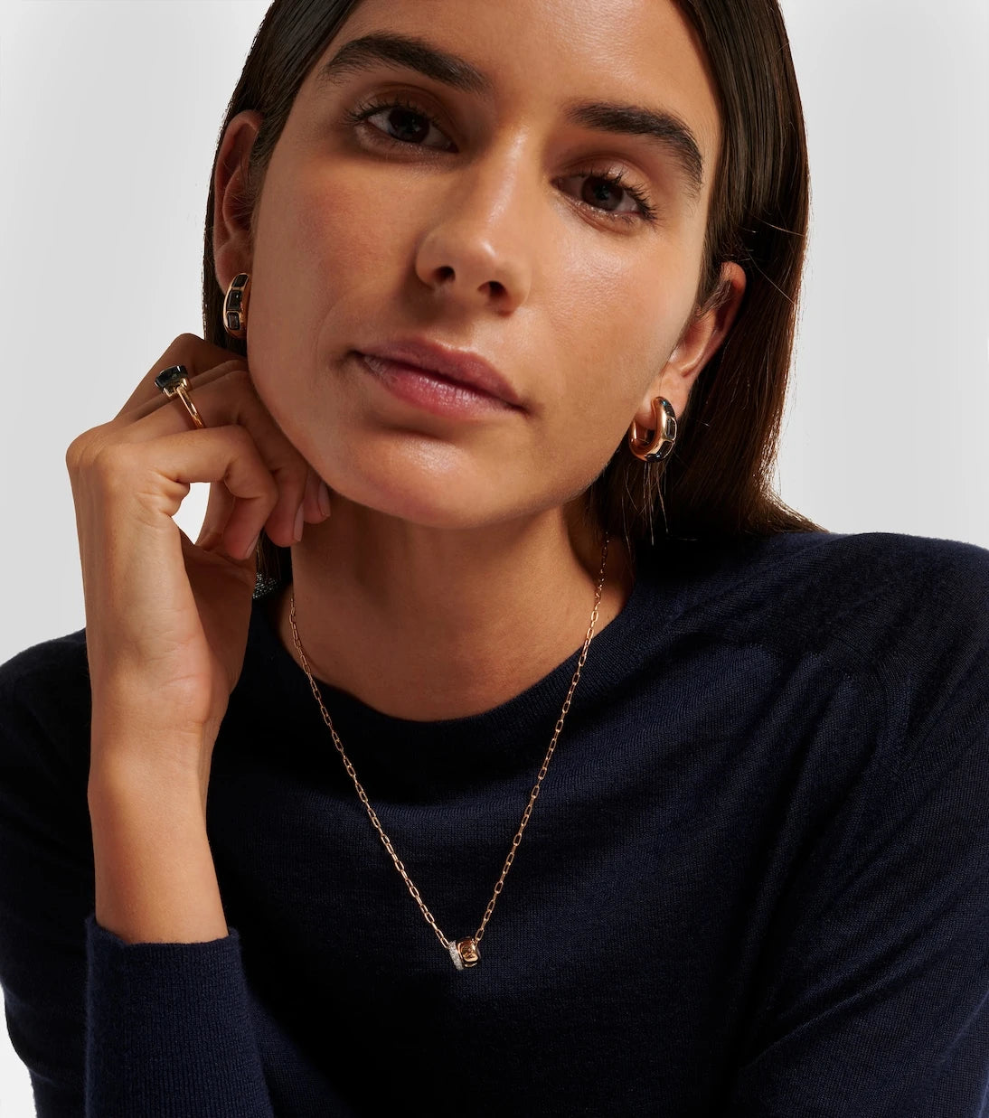 Pomellato - Iconica 18kt gold necklace with diamonds