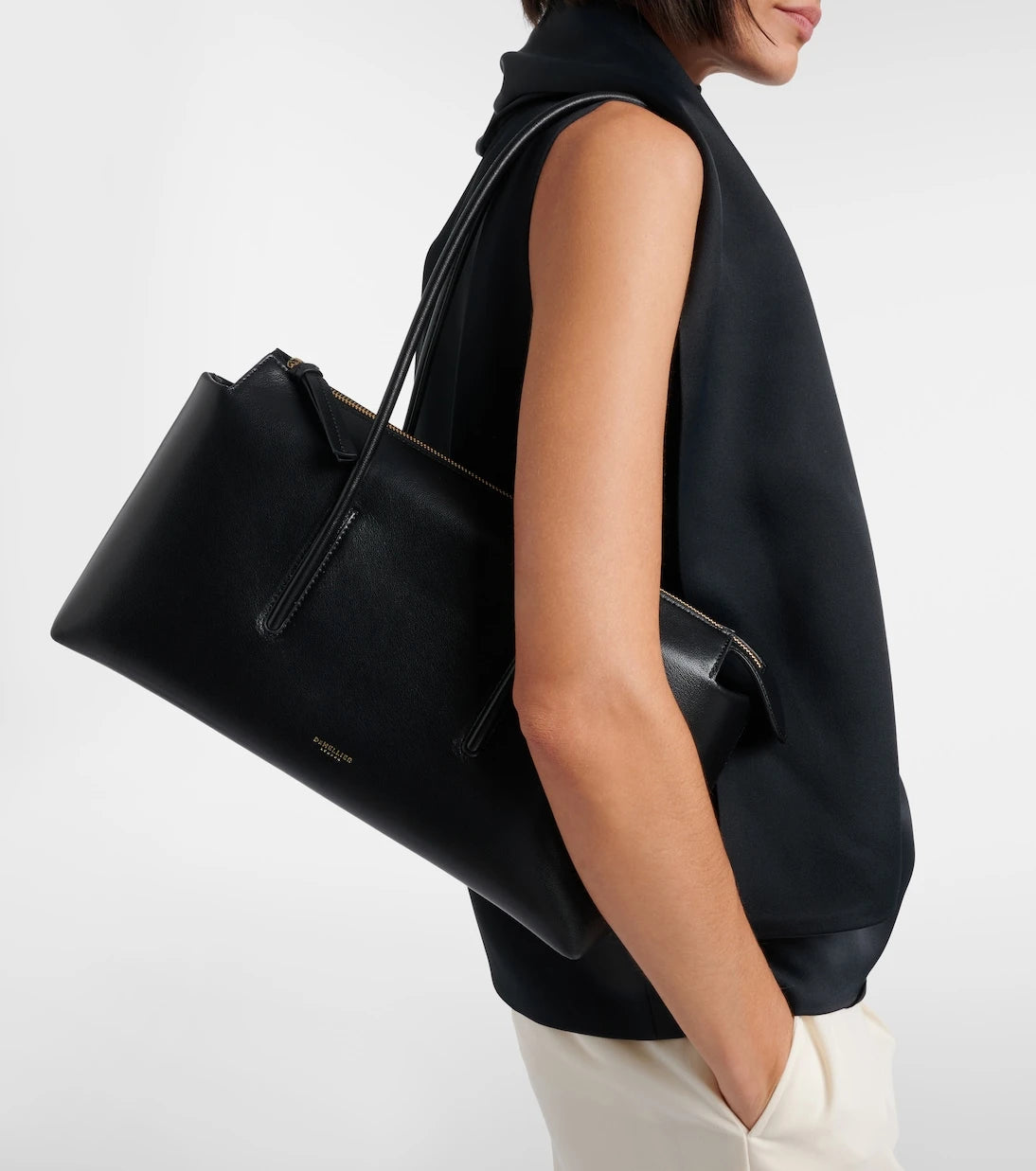 DeMellier - Stockholm Medium leather shoulder bag