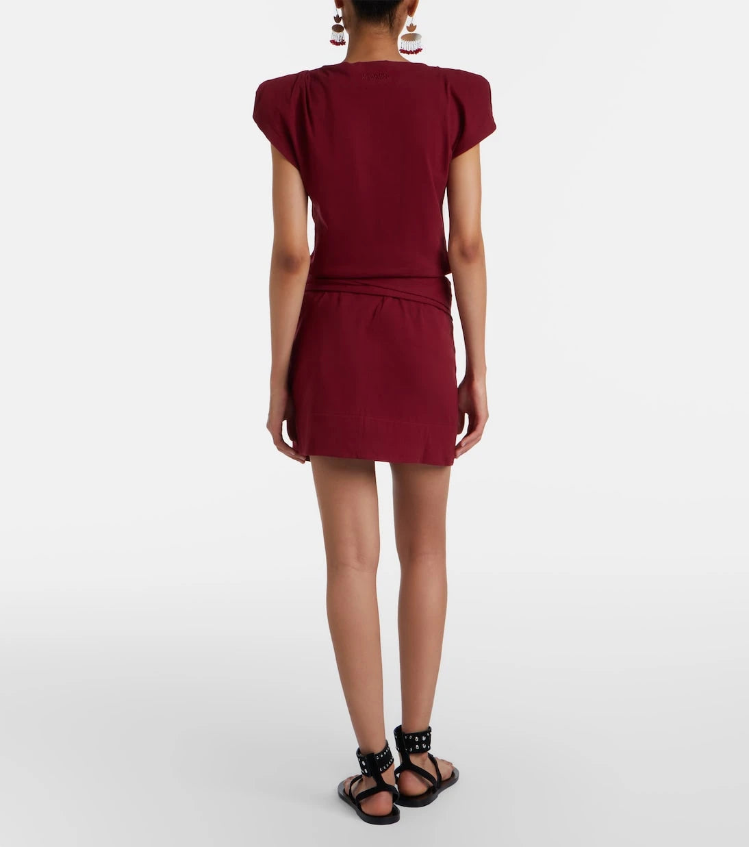 Isabel Marant - Berenice draped cotton wrap skirt