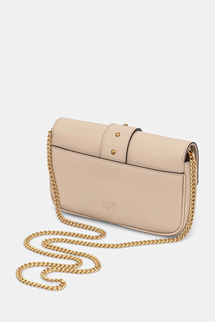 Pinko чанта crossbody дамска от кожа