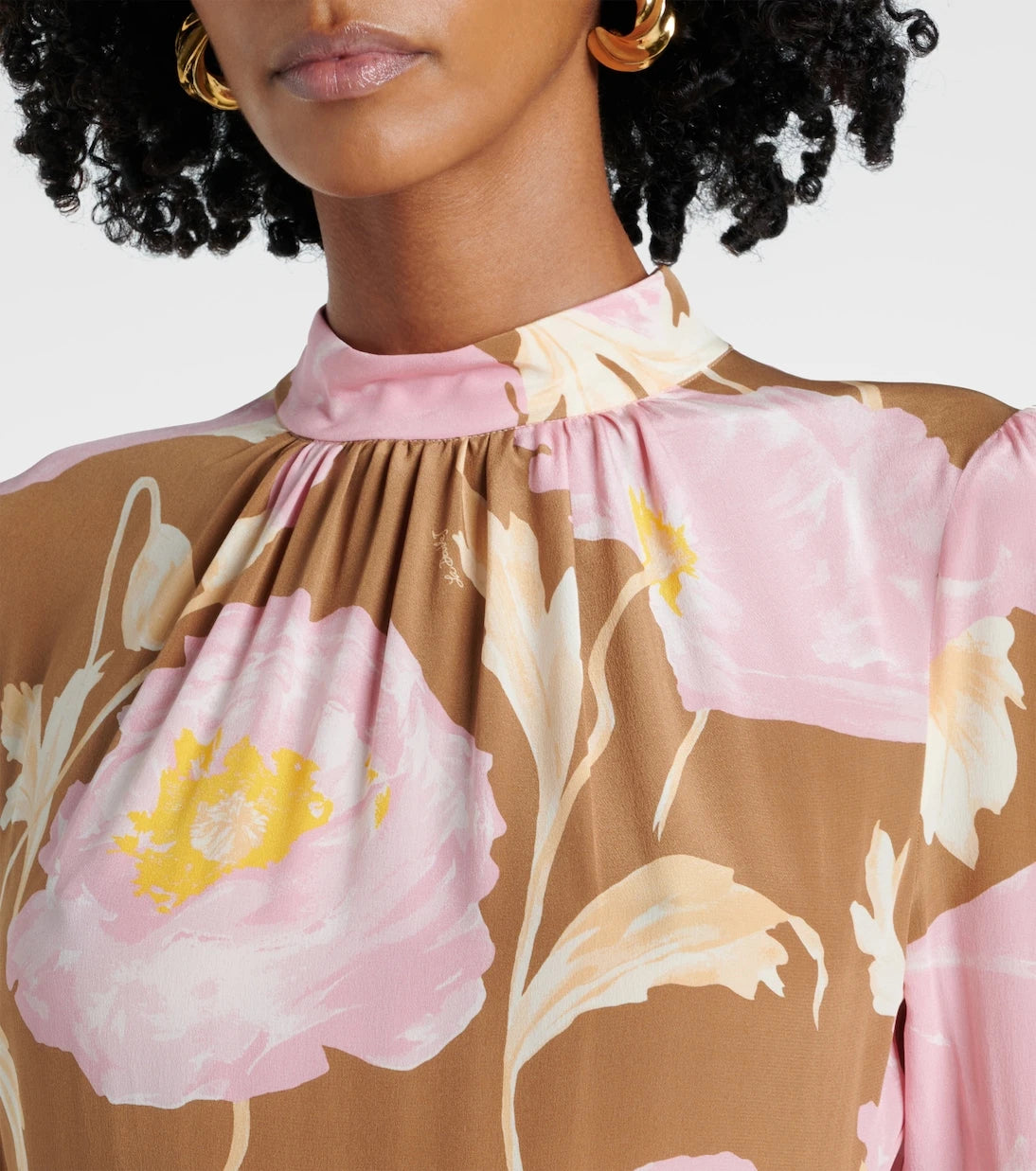 La DoubleJ - Visconti silk crêpe de chine maxi dress