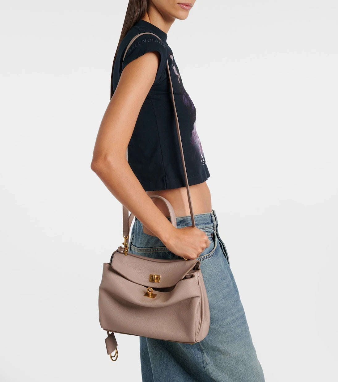 Balenciaga - Rodeo Small leather shoulder bag