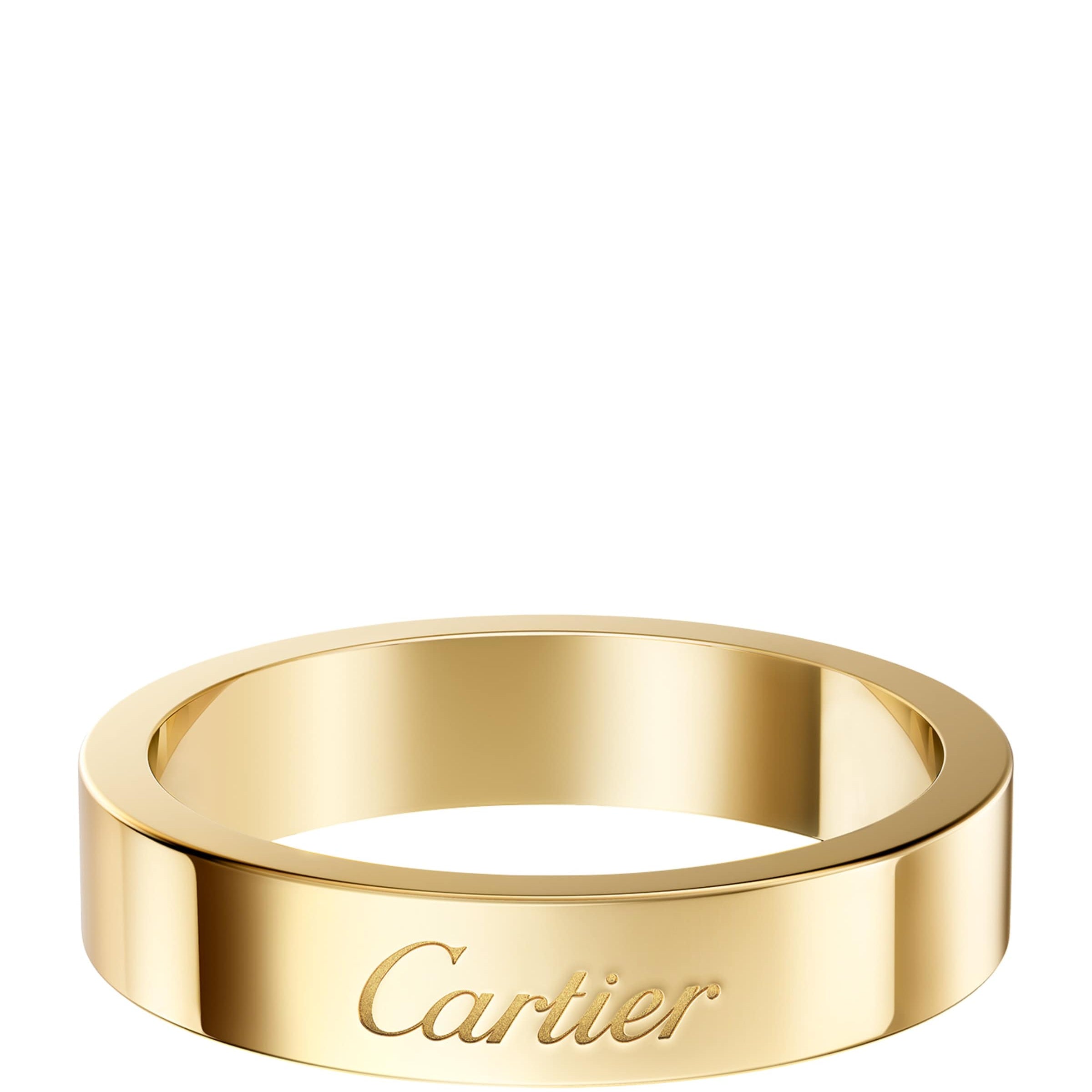 Yellow Gold C de Cartier Wedding Ring