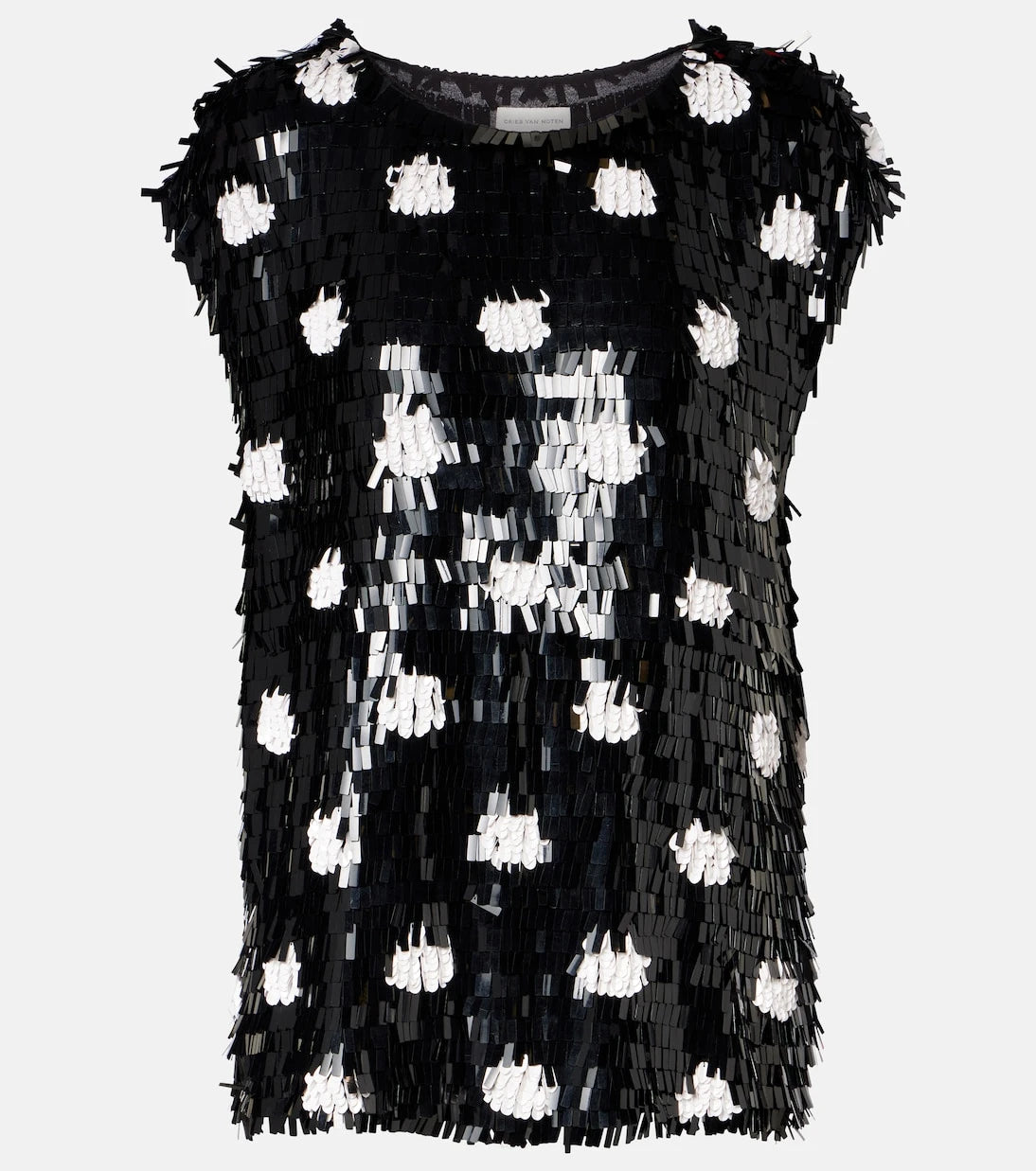 Dries Van Noten - Cuzco sequined silk top